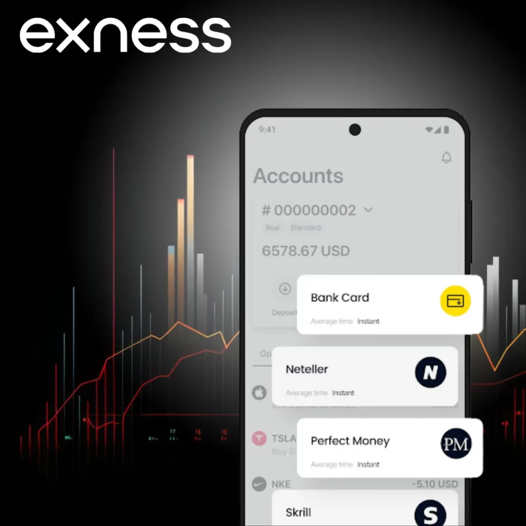 ميزات تطبيق Exness Android