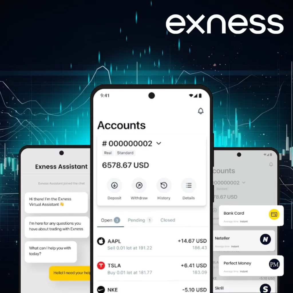 تطبيق Exness على أندرويد